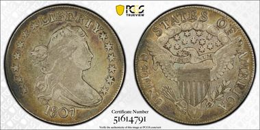 1807 50C Draped Bust VF20