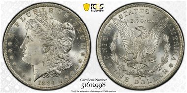 1884-O $1 MS66