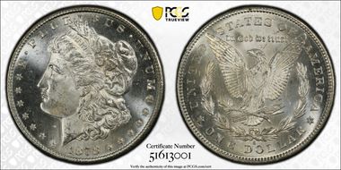 1878-S $1 MS66