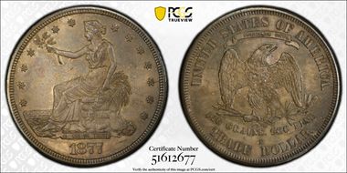 1877-S T$1 MS64