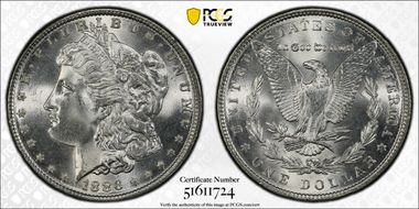 1886 $1 MS66+