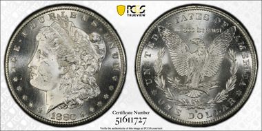 1880-S $1 MS66+ 