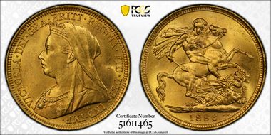 1896-S Sov S-3877 MS63