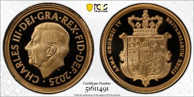 2025 1/4 Sov Shield PR70DCAM