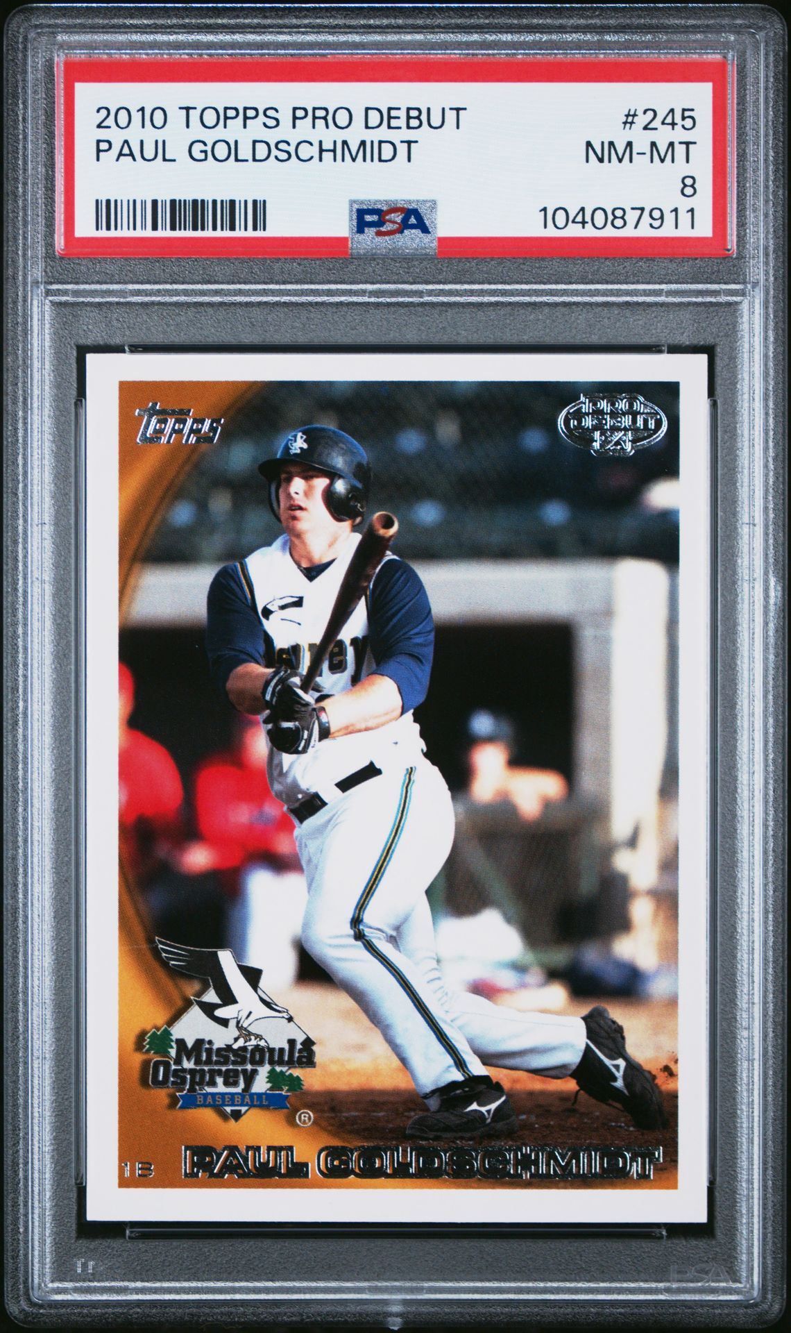2010 Topps TOPPS PRO DEBUT #245 Paul Goldschmidt front