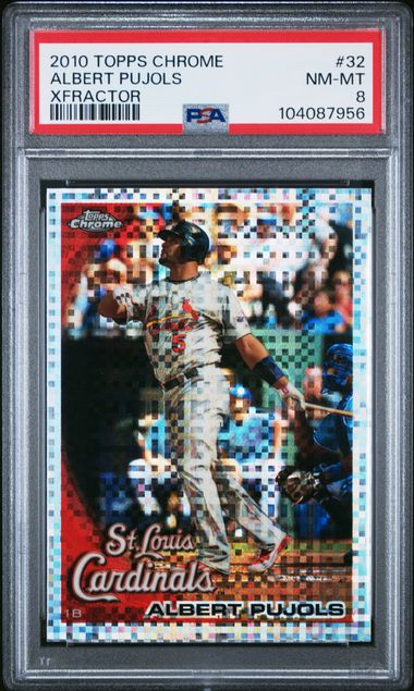 2010 Topps TOPPS CHROME Xfractor #32 Albert Pujols front