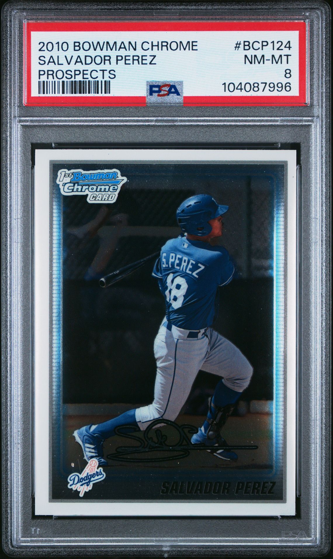 2010 Bowman BOWMAN CHROME PROSPECTS #BCP124 Salvador Perez front
