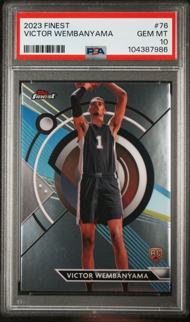 2023 Topps TOPPS FINEST #76 Victor Wembanyama front