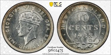 1938 10C MS65