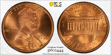 1995 1C Doubled Die Obverse MS67RD