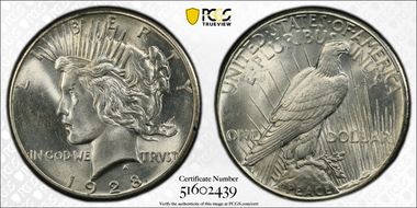 1928 $1 MS63