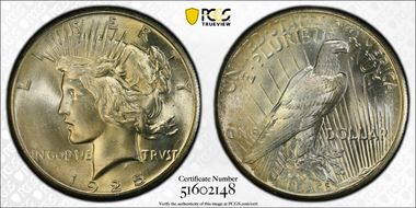 1925 $1 MS66+ 