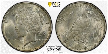 1922 $1 MS63