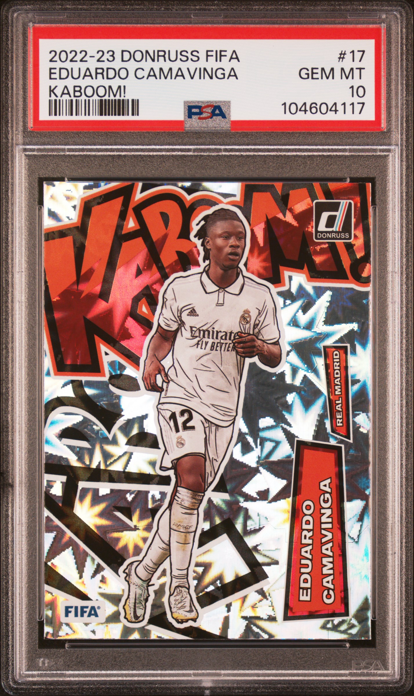 Shunnnnn's 2022 Panini Donruss Fifa Kaboom! Eduardo Camavinga