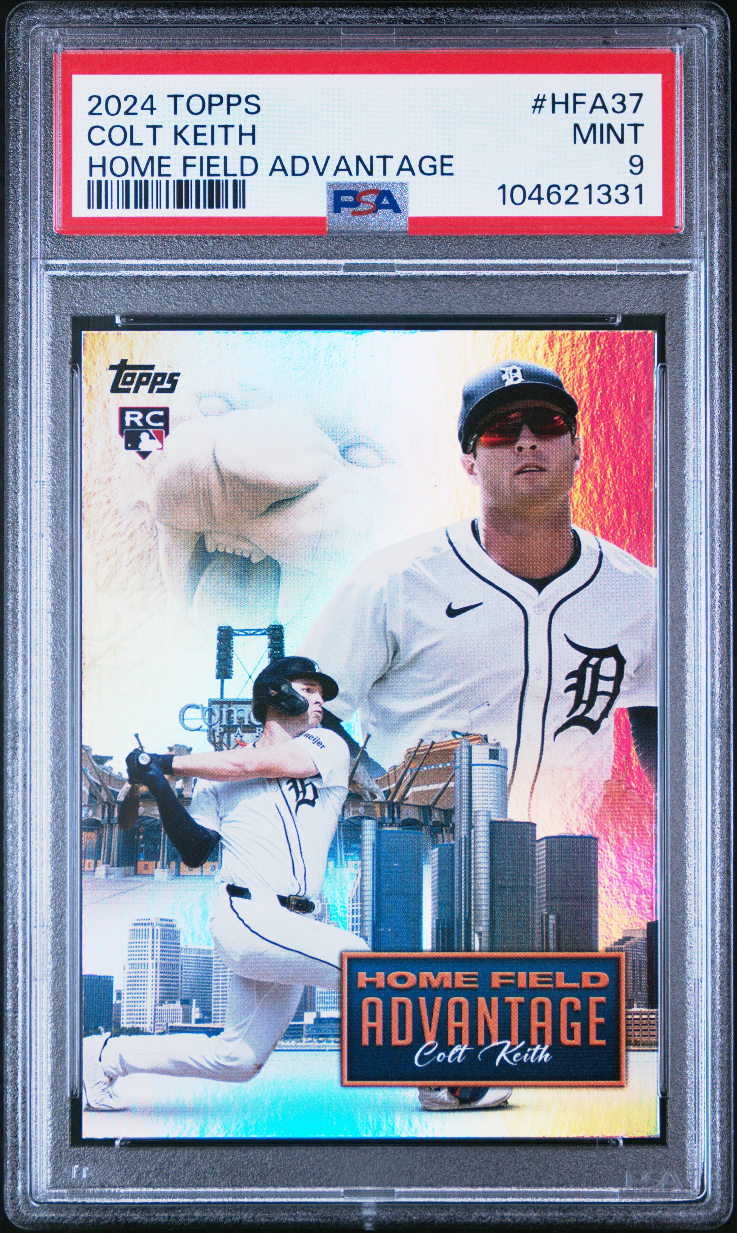 2024 #HFA37 Colt Keith PSA 9 Topps Home Field Advantage