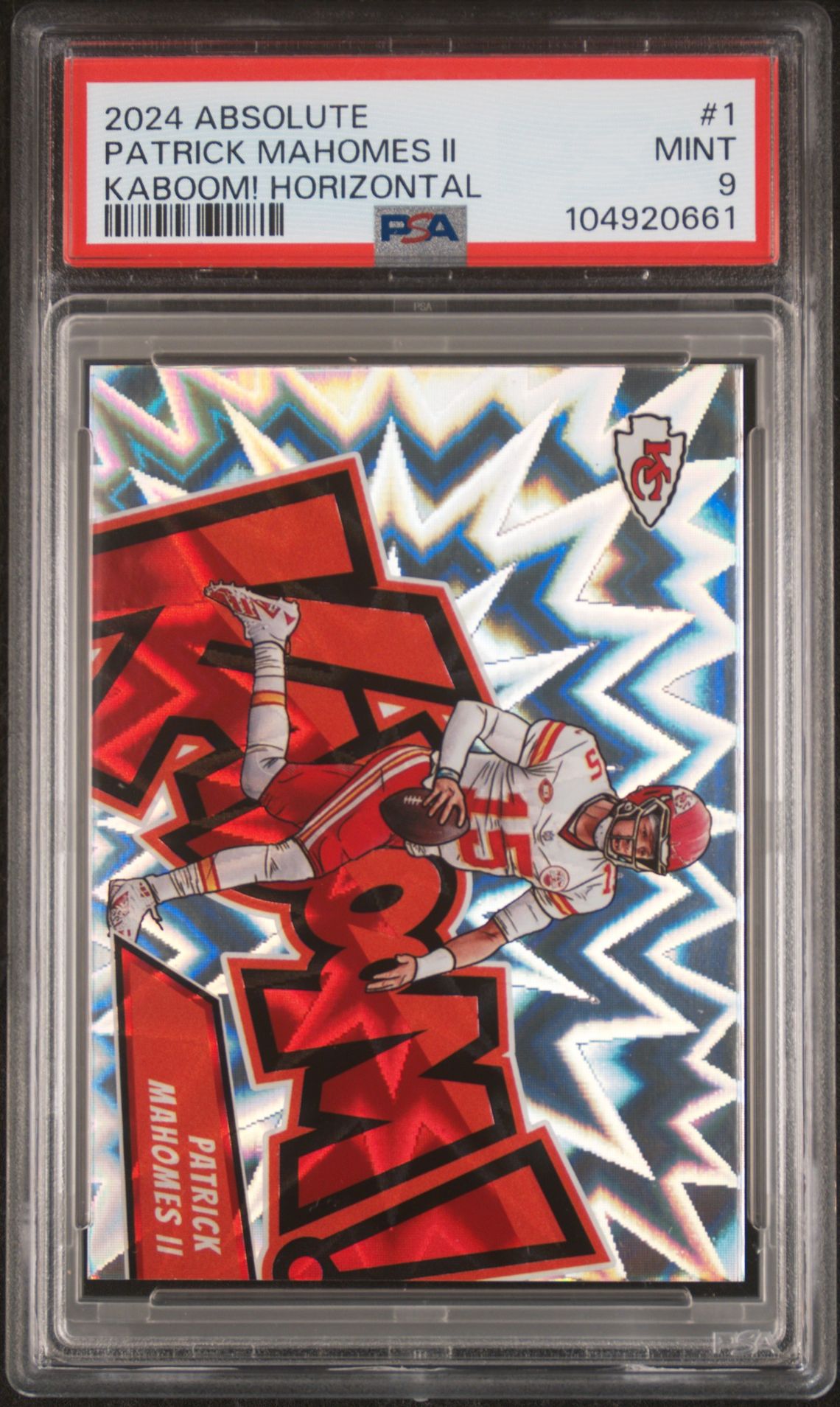 2024 Panini PANINI ABSOLUTE KABOOM! HORIZONTAL #1 Patrick Mahomes Ii front