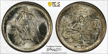 1936-D 50C Texas MS66