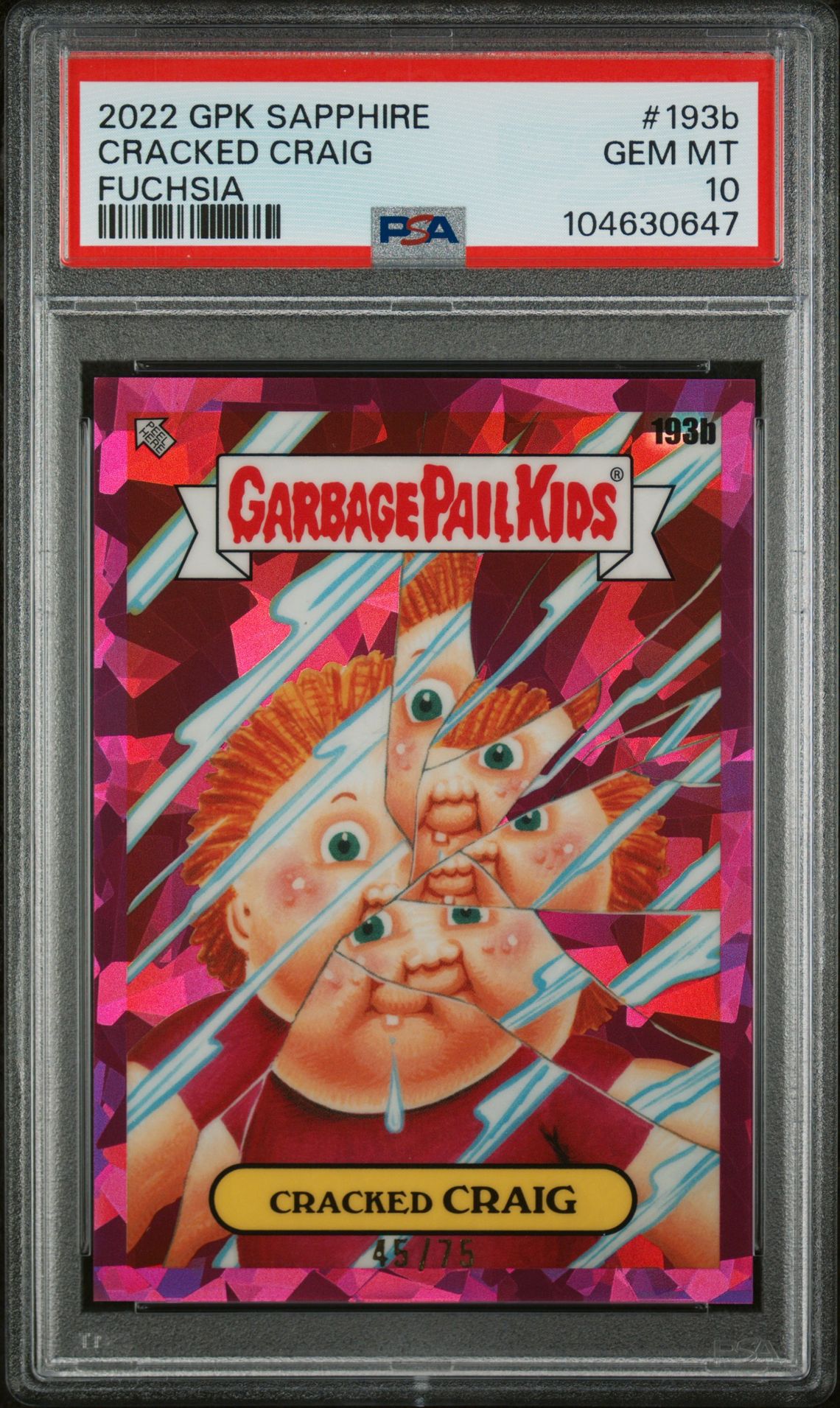 Cracked Craig PSA 10