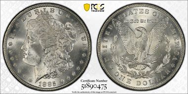1885 $1 MS64