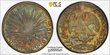 1842-Ga JG 8 R Ga22 AU58