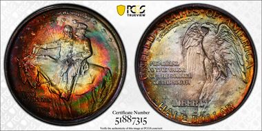 1925 50C Stone Mountain MS68