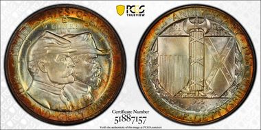 1936 50C Gettysburg MS68+