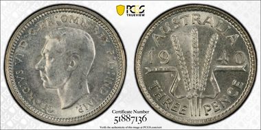 1940(m) 3D KM-37  Ag MS63