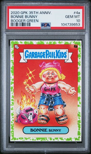 2020 Topps Garbage Pail Kids Green #4A Bonnie Bunny front