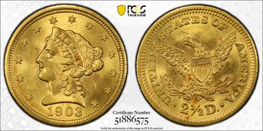 1903 $2.50 MS64