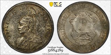 1891 Rupie J-713 MS64