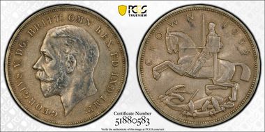 1935 Crown S-4048 .500 Silver AU50