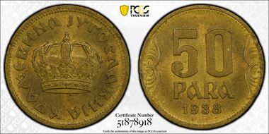 1938 50 Para KM-18 MS64
