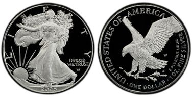 2025-W $1 Silver Eagle First Strike PR70DCAM