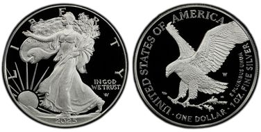 2025-W $1 Silver Eagle First Strike PR70DCAM