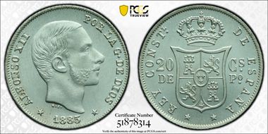 1885 20C MS64