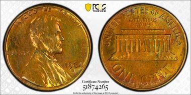 1964-D 1C MS64RB
