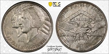 1939-S 50C Arkansas MS67