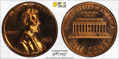 1963 1C PR66RD