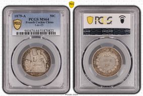 1879-A 50C Lec-25 MS64