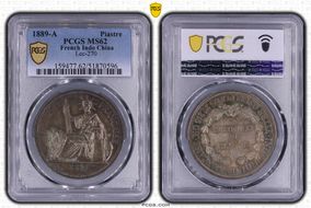 1889-A Piastre Lec-270 MS62