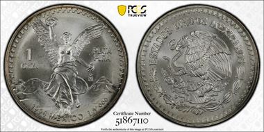 1994-Mo Onza Libertad Ag MS68