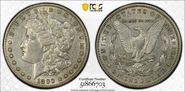 1883-S $1 XF45