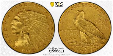 1912 $2.50 AU55