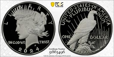 2024-S $1 Peace Dollar PR70DCAM