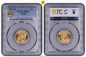 1919-M Sov S-3999 MS63