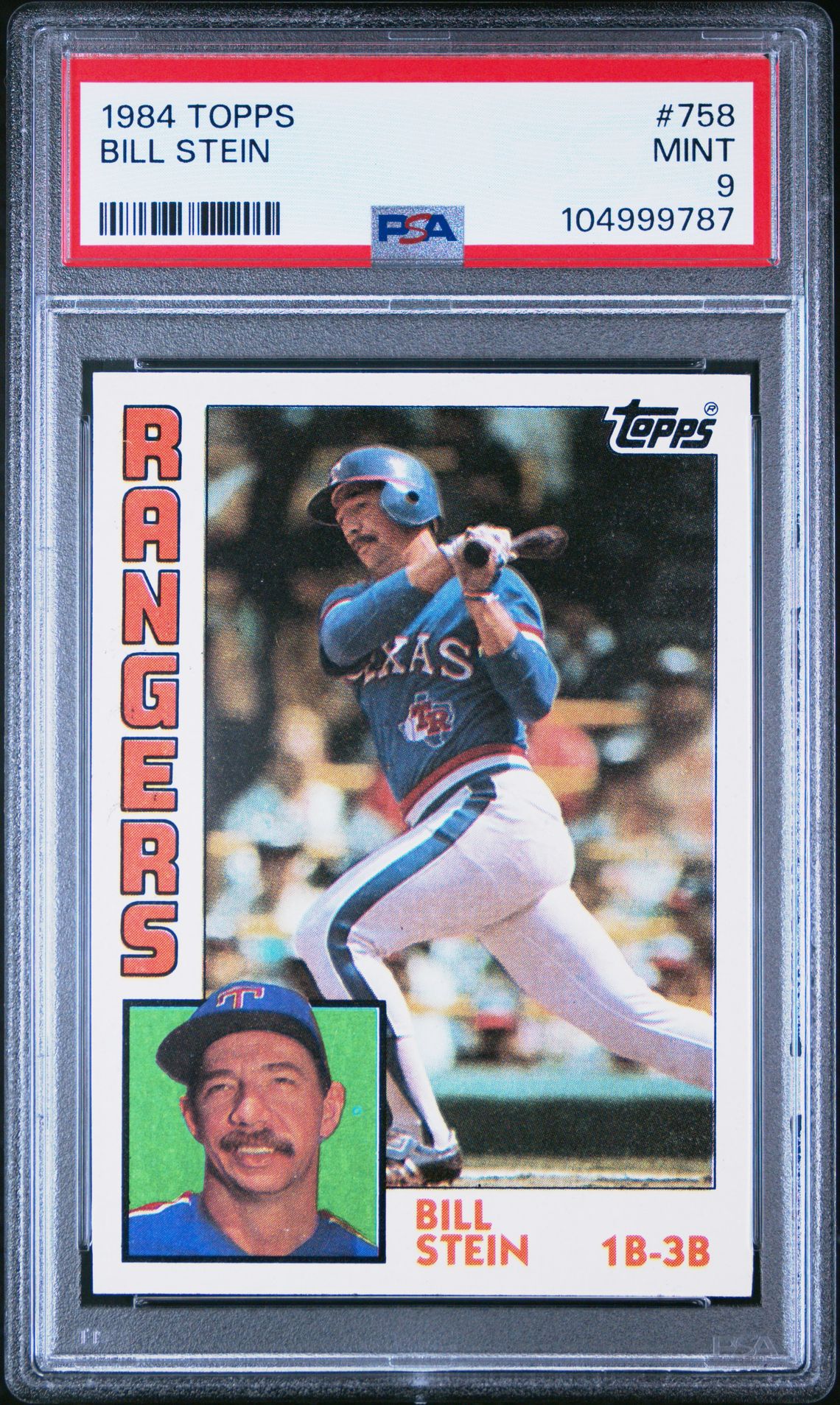 1984 Topps TOPPS #758 Bill Stein front