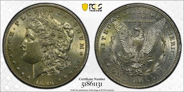 1896 $1 VAM 4, Doubled Stars N1