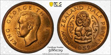 1952 1/2D MS65RD