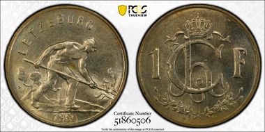 1960 1 Fr MS66