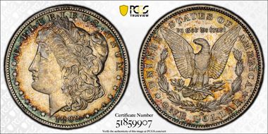 1892-O $1 AU50